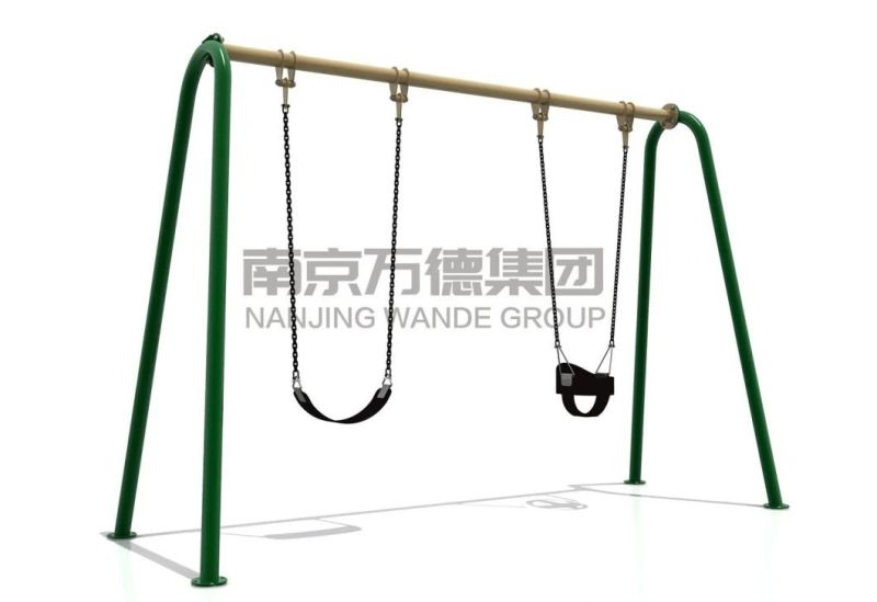 GS TUV Outdoor Garden Playground Equipment Baby Seat Kids Swing Set