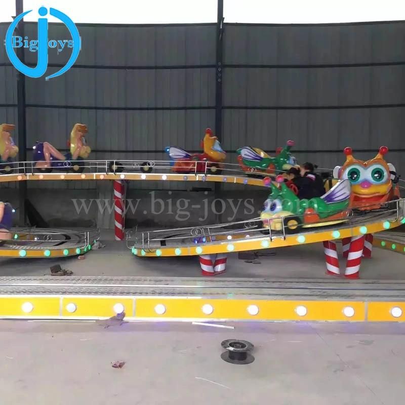 Hot Sale Kiddie Rides Electric Track Train Mini Shuttle in Amusement Park with High Quality