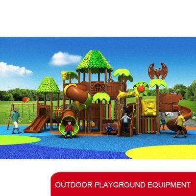 New Design Outside Park Outdoor Playground for School Children Slides Playground Plastic