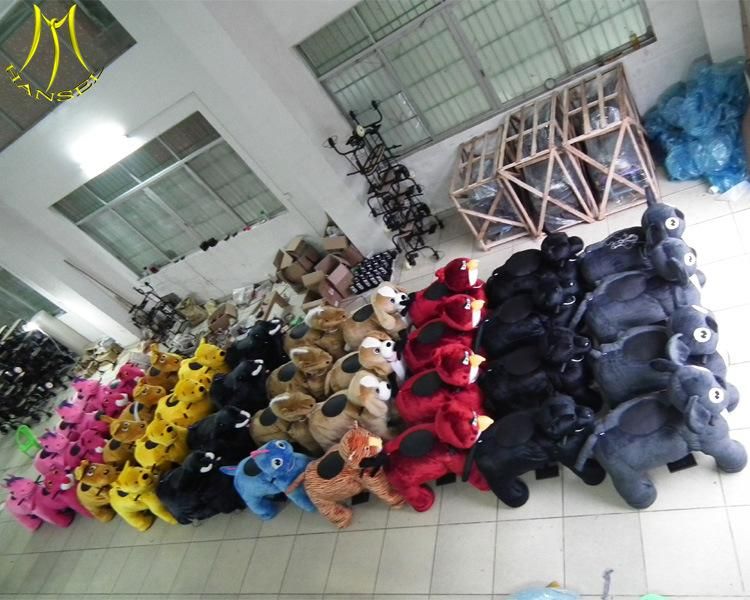 Hansel Best Selling Plush Walking Animal Ride Game Machine
