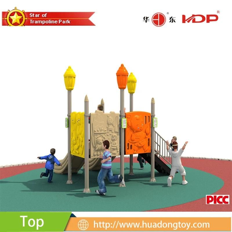 Amusement Park Outdoor Plastic Slide for Sale