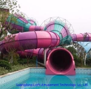 Fiberglass Fusion Water Slide for Aqua Park (WS-037)