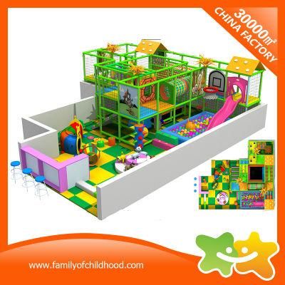 Multipurpose Indoor Amusement Equipment Play Structure for Children