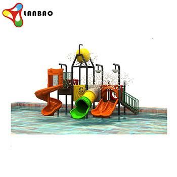 Children Outdoor Water Playground Slide Plastic