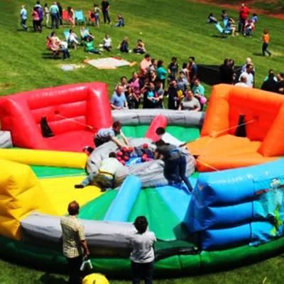 Interactive Game Bungees Run Giant Hippo Chow Down Inflatable Hungry Hippos Game