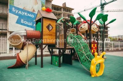 Huadong Children Outdoor Preschool Playground Equipment Cheap School Popular Castle Climbing Plastic Baby Toddler Park High Quality Kids Park