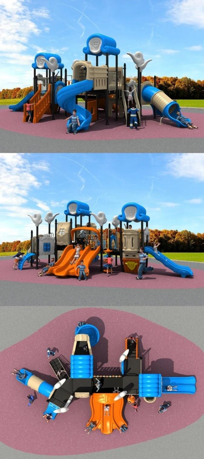 New Design Outdoor Playground Equipment Kids Slides (HD16-003A)