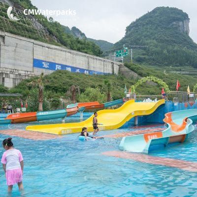 New Arrival Water Park Equipment Fiberglass Water Slide Pool Slides for Kids Outdoor