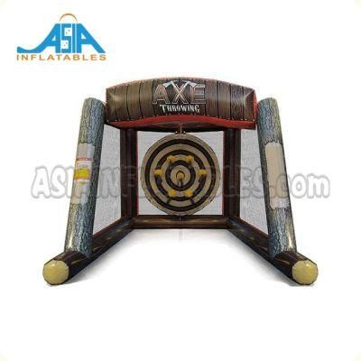New Design One Person Inflatable Flying Axe Throwing Game Axe Thowing Challenge Inflatable