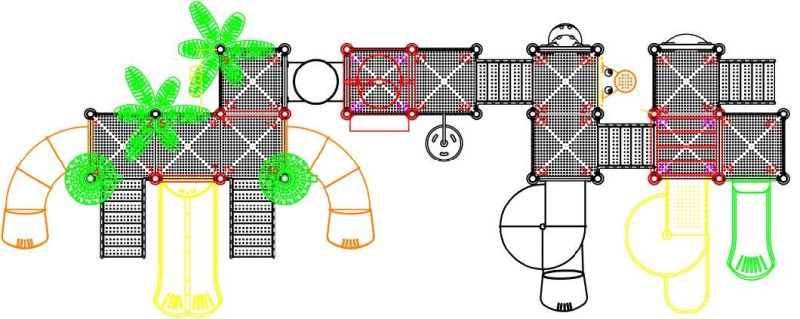Water Park Children′s Plastic Slides Can Be Customized for Free