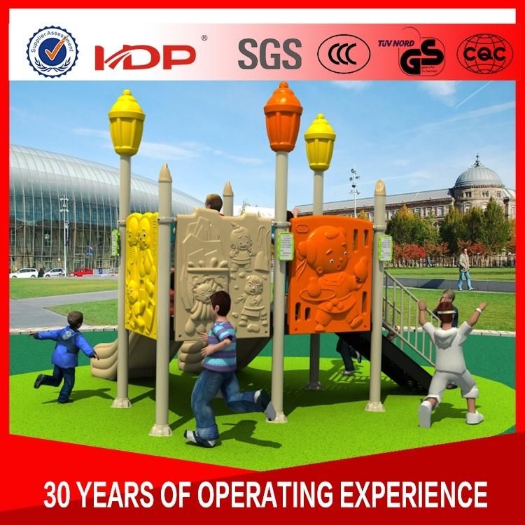 Manufacturer Custom Safety Plastic Slide Outdoor Amusement Playground Equipment HD16-048b