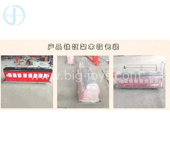 Children Amusement Park Ride Mini Kids Steam Trackless Train Riding Train Ride on Train