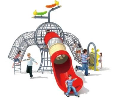 Kids Outdoor Playground Equipment Slides Stainless Net