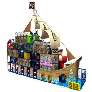 Wenzhou Children Plastic Games Sea Theme Pirate Ship Indoor Playground Equipemnt