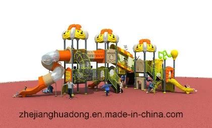 Muti-Functional Popular Plastic Outdoor Playground with Cartoon Characters