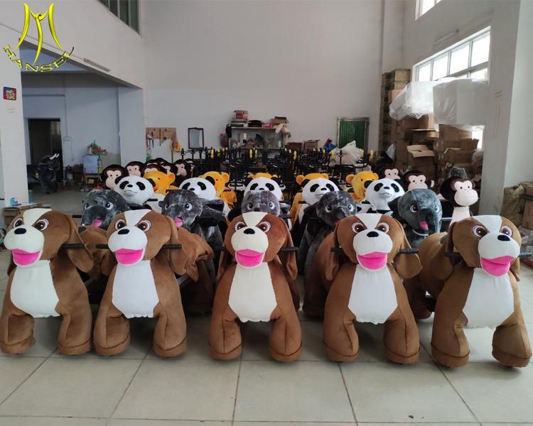 Hansel Best Selling Plush Walking Animal Ride Game Machine