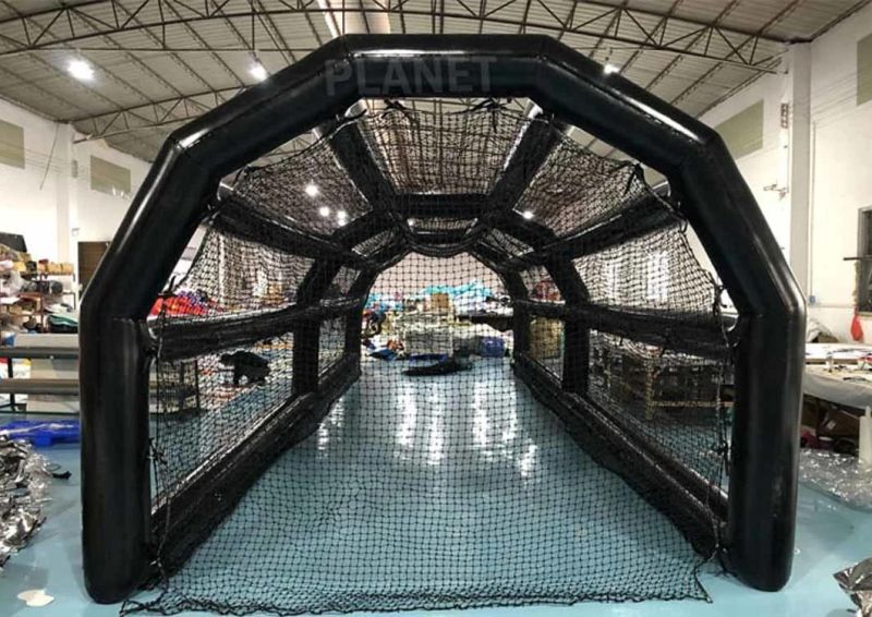 Factory Wholesale Durable Baseball Batting Cage Inflatable Sport Cage with Net