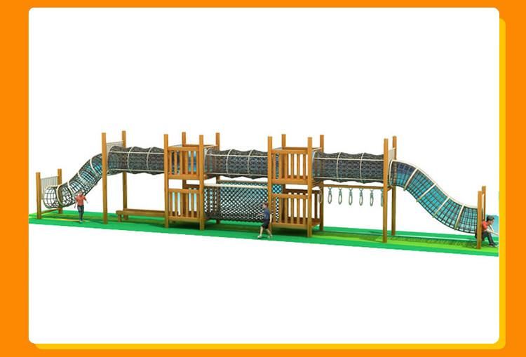 Amusement Park Outdoor Climbing Net Rope Cargo Netting Sensory Training Playground