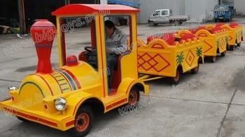 Popular Amusement Park Equipment Electric Train Trackless Train for Sale/Trackless Train for Kids and Adults