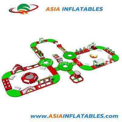 Inflatable Water Park Floating Island, Inflatable Water Playground Park