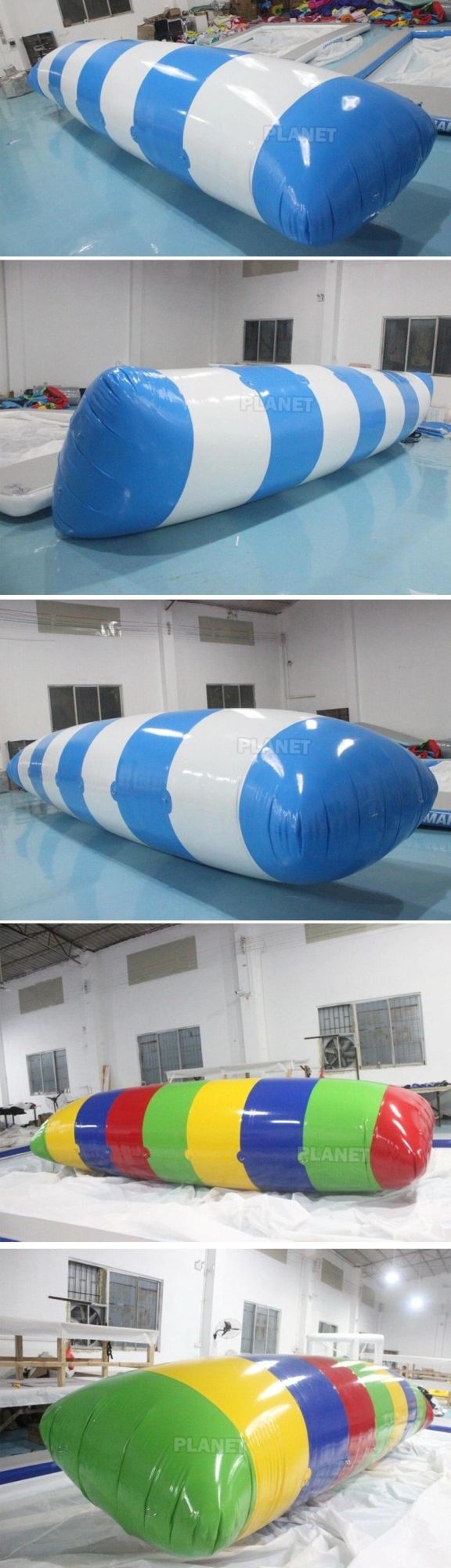 Hot Summer Lake Water Catapult Blob Inflatable Floating Jumping Airbag
