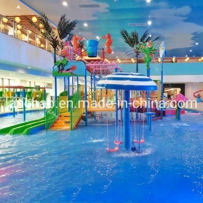 Indoor Water Park Fiberglass Water House Slide for Family