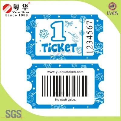 180g Barcode Redemption Ticket for Game Machines