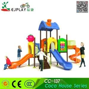 2018 New Style Child Popular Small Outdoor Plastic Playground Set for Kindergarten