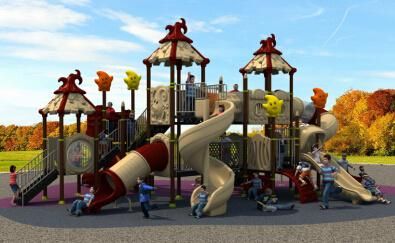 Magic House Serie Kids Slide Outdoor Playground Amusement Equipment