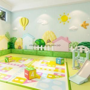 Anti Collision 3D Kids Room Decor Soft Wall Padding Protector for Childcare Centre and Play School