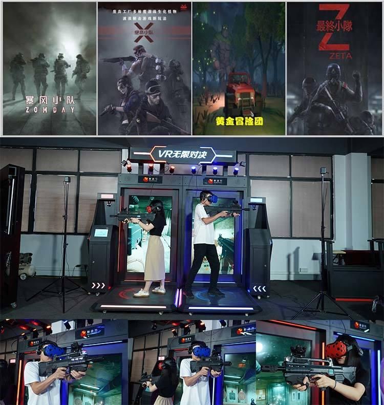 Double Player Vr Game Virtual Reality Arcade Shooting Machine