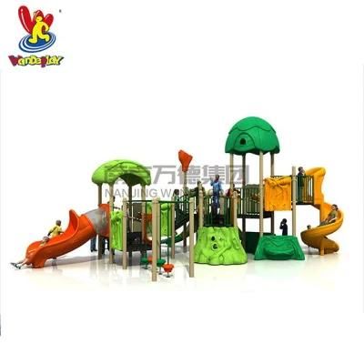 Tree House Outdoor Playground Equipment for Children Amusement Park Slide for Sale