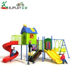 Plastic Playground Material Equipment Amusement Park and Small Size Outdoor Children Plastic Playground Slide