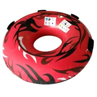 Dfaspo 2 Person Inflatable PVC Towable Tube with Nylon Cover
