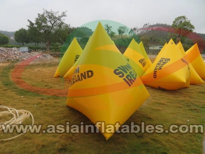 Pyramid Shape Inflatable Water Buoys Inflatable Buoy Marker