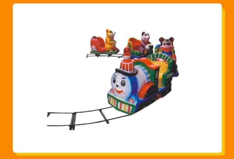 Outdoor Playground Children Games Mini Electric Kids Trackless Cartoon Car Train (KL6015)