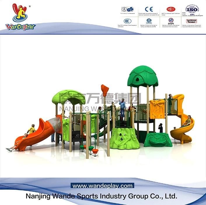 Tree House Outdoor Playground Equipment for Children Amusement Park Slide for Sale