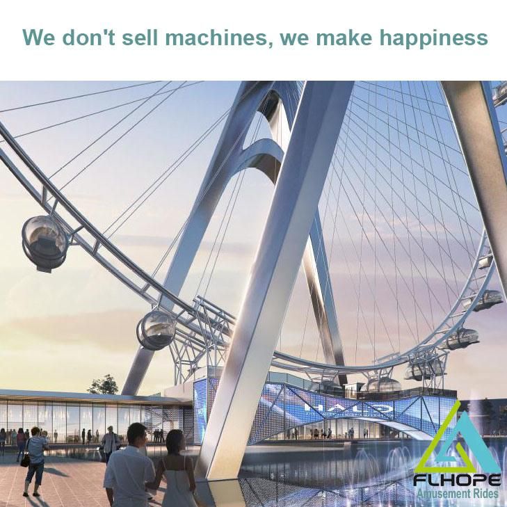 Flhope 20m Seamless Steel Pipe Ferris Wheel