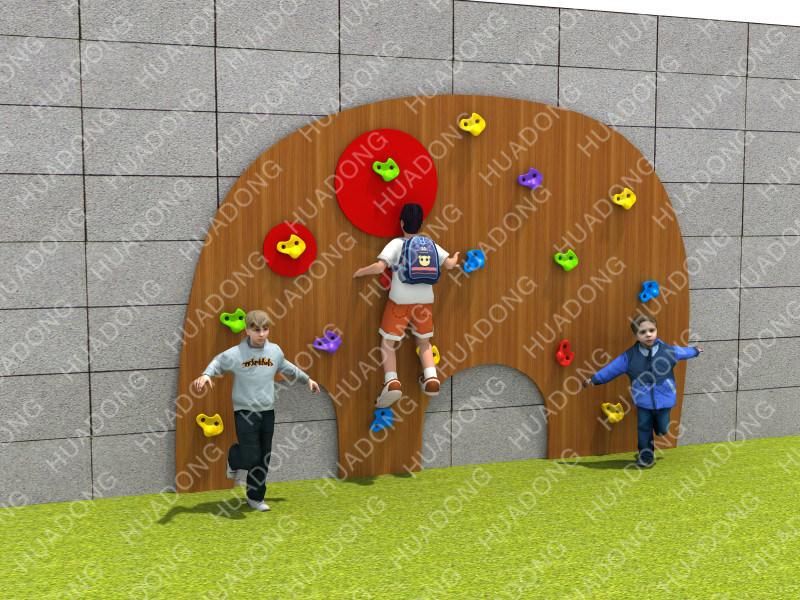 Elephant Style Wooden Climbing Wall Wood Climbing