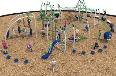 Outdoor Showy Children Climbing Combination Frame