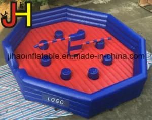 9*9m Interactive Inflatable Wipeout Mechanical Game for Sale