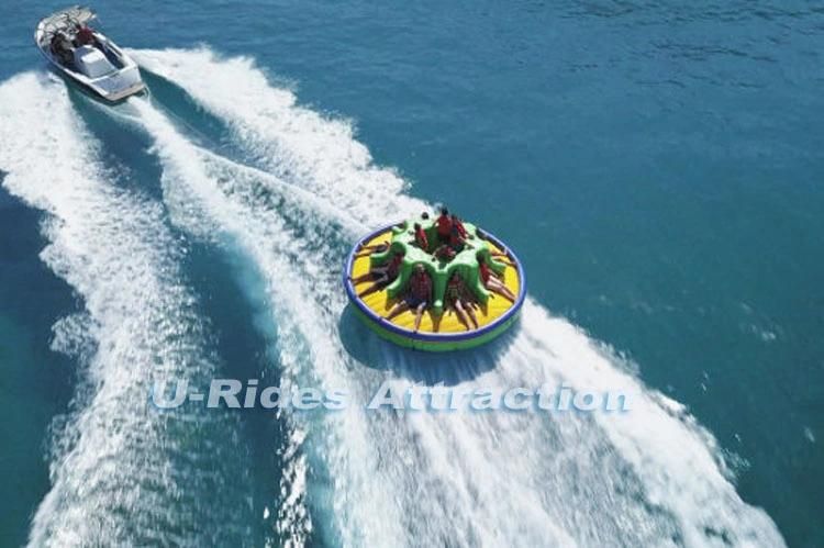 Inflatable octopus twister Flying Boat Towable Rotating Boat For Water Sports