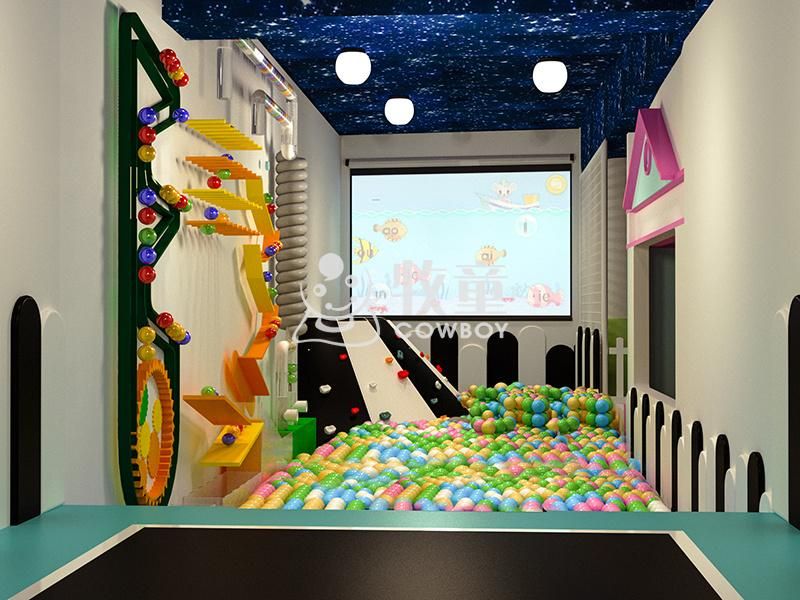 Pretend Play Amusement Center Indoor Kids Play Zone Commercial Toddler Playground