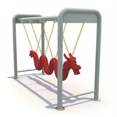 Customized Kids Outdoor Playground Dragon Swing Set Park Equipment Yq105