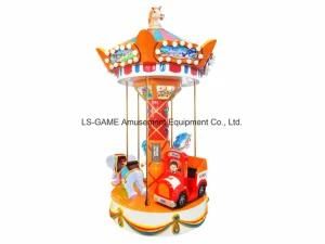 3 Seats Rotating Horse Kiddie Ride Carousel for Amusement Park
