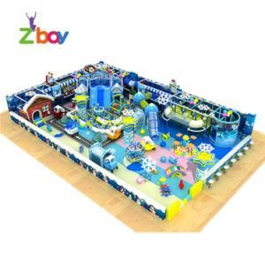 2019 Factory Wholesale Ocean Series Soft Play Indoor Playground with Big Slide