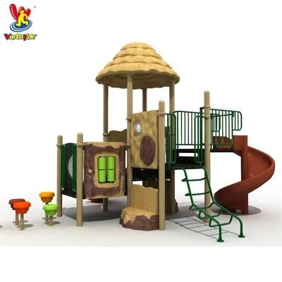 Thatched Cottage Playhouse Water Side Amusement Park Outdoor Playground Equipment for Amusement Park