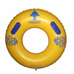 42 Inches Diameter Yellow PVC Inflatable Water Tube for Waterpark