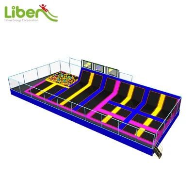 Large Indoor Trampoline Park with Ball Pool