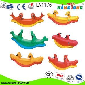 Double Kids Plastic Animal Seesaw for Nursery (2018-218B)